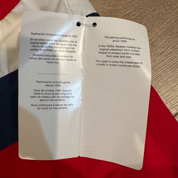 SPEEDO WOMENS RED LIFEGUARD SWIM SHORTS NEW SIZE 6 - Picture 3 of 7